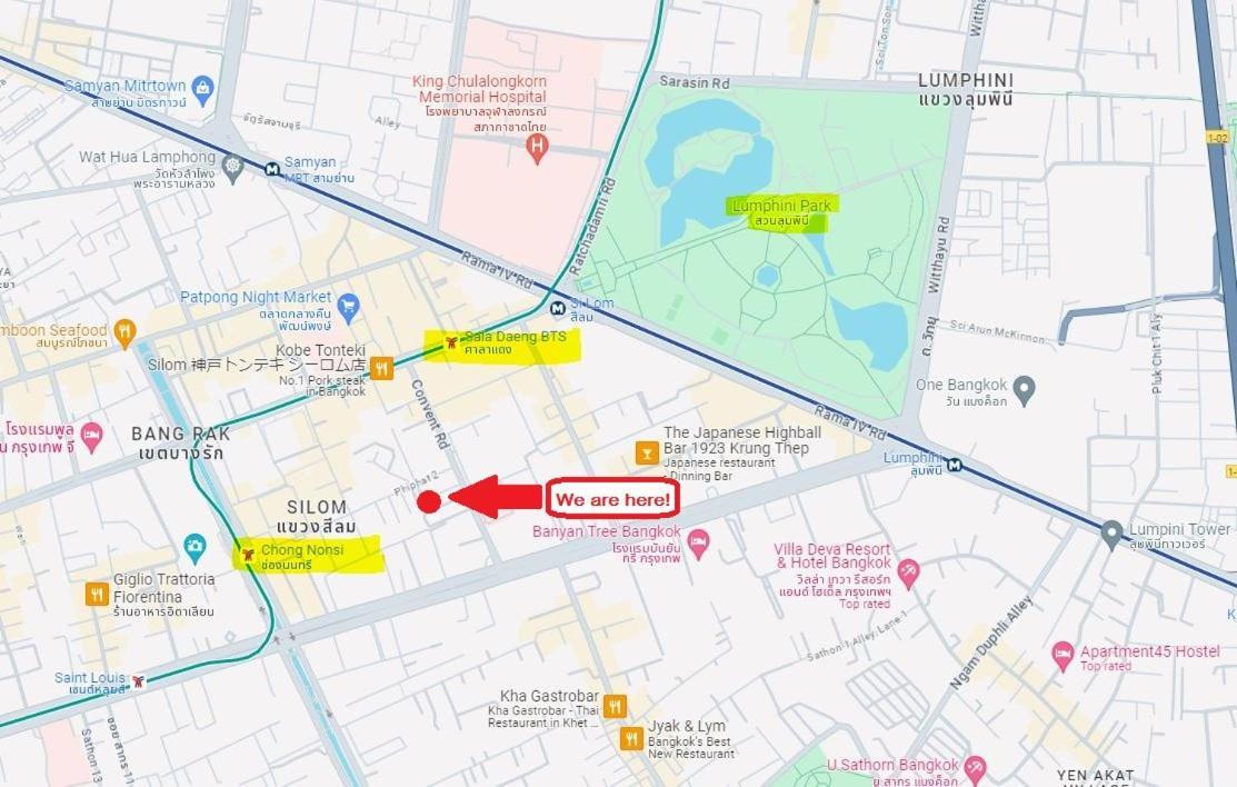 Silom Guesthouse バンコク都 エクステリア 写真
